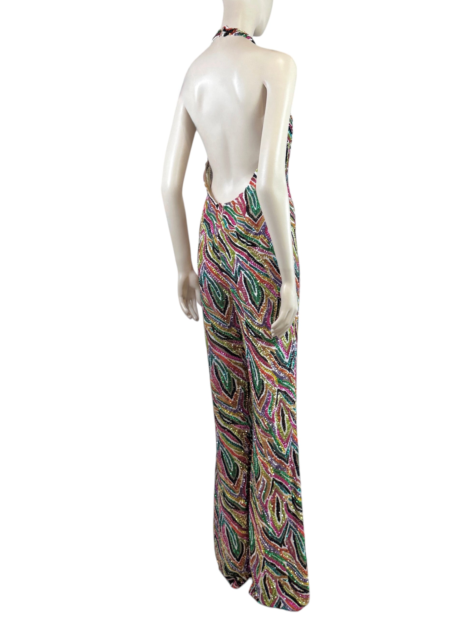 Moschino Couture Jeremy Scott Resort 2023 Look 63 Sequined jumpsuit