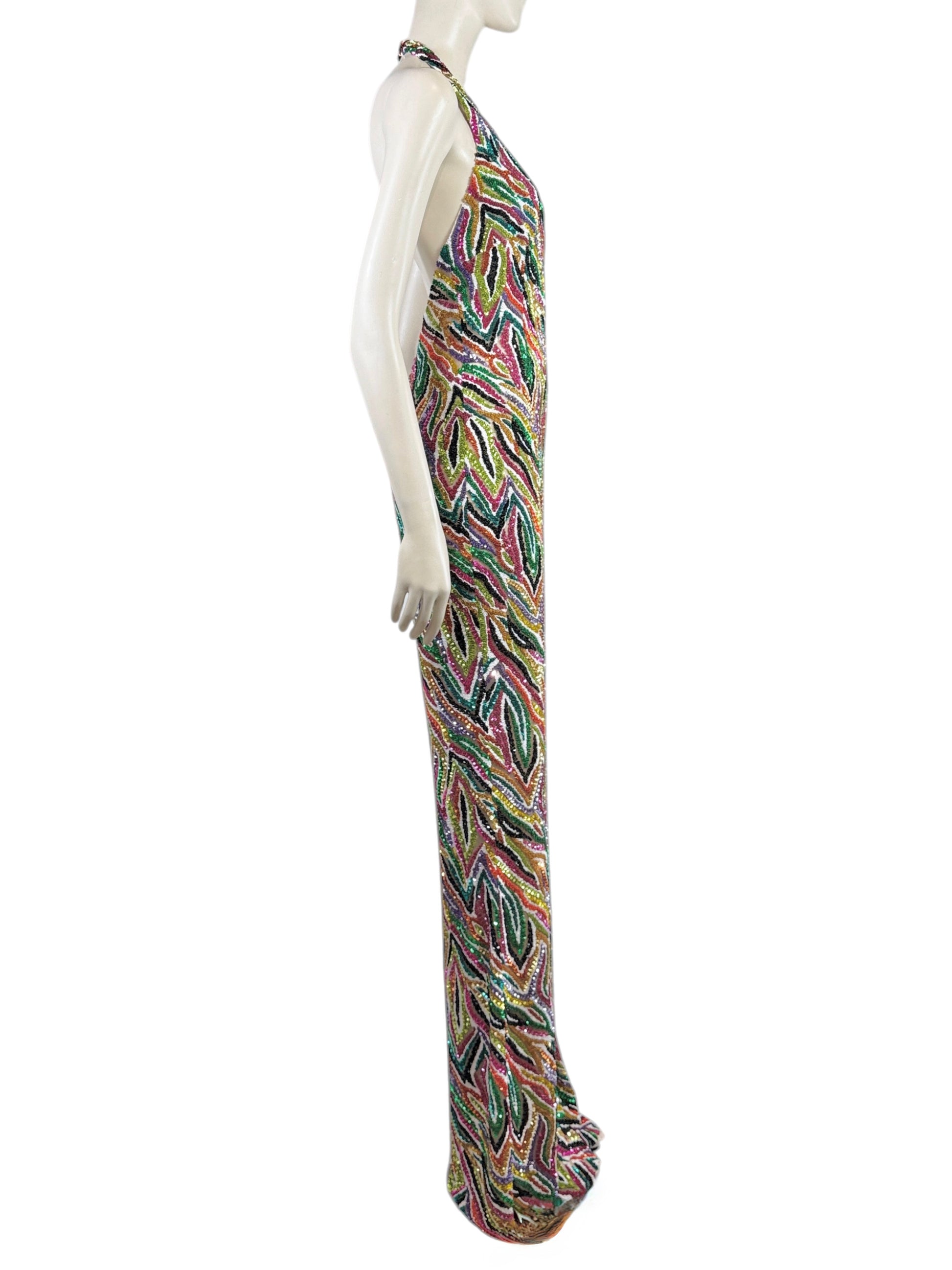 Moschino Couture Jeremy Scott Resort 2023 Look 63 Sequined jumpsuit