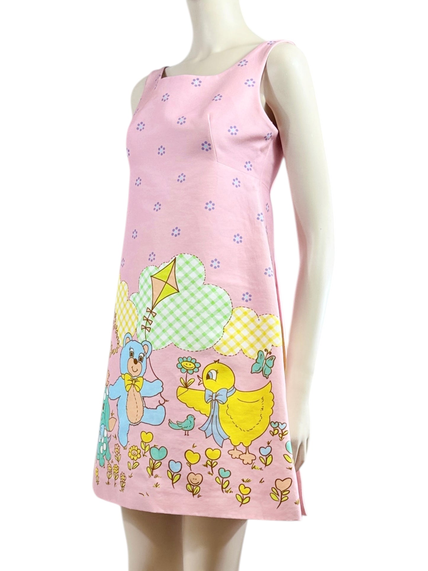Moschino Couture Jeremy Scott Spring 2022 Pink crepe dress