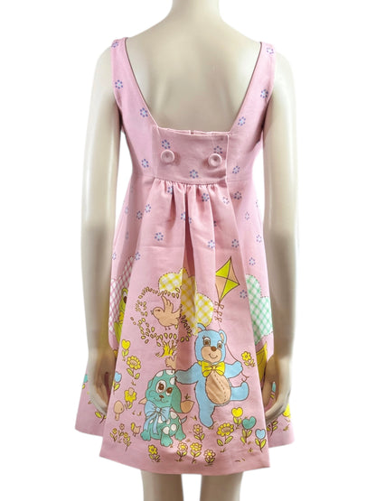 Moschino Couture Jeremy Scott Spring 2022 Pink crepe dress