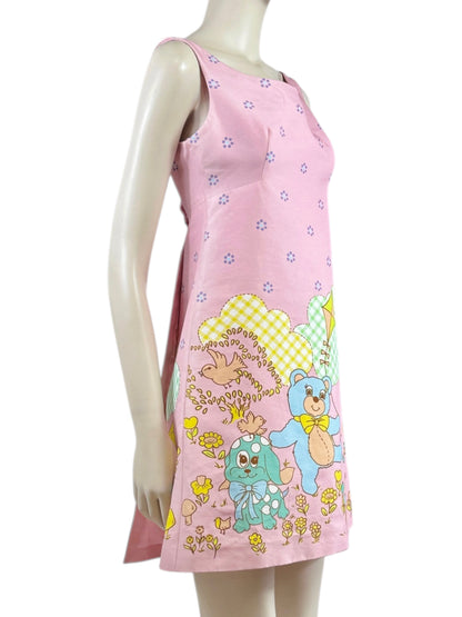 Moschino Couture Jeremy Scott Spring 2022 Pink crepe dress