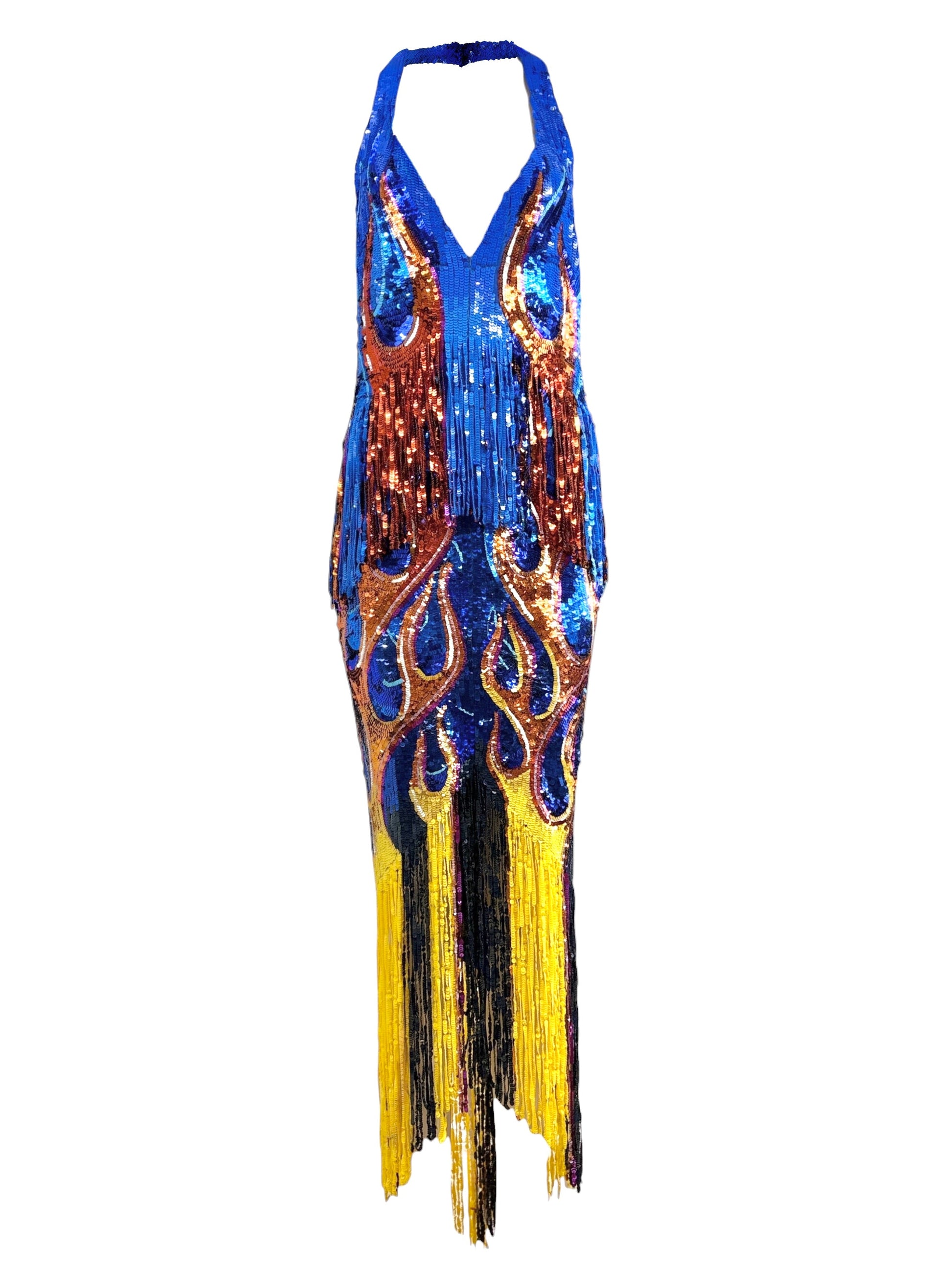Moschino Jeremy Scott Resort 2018 Look 80 sequined dress
