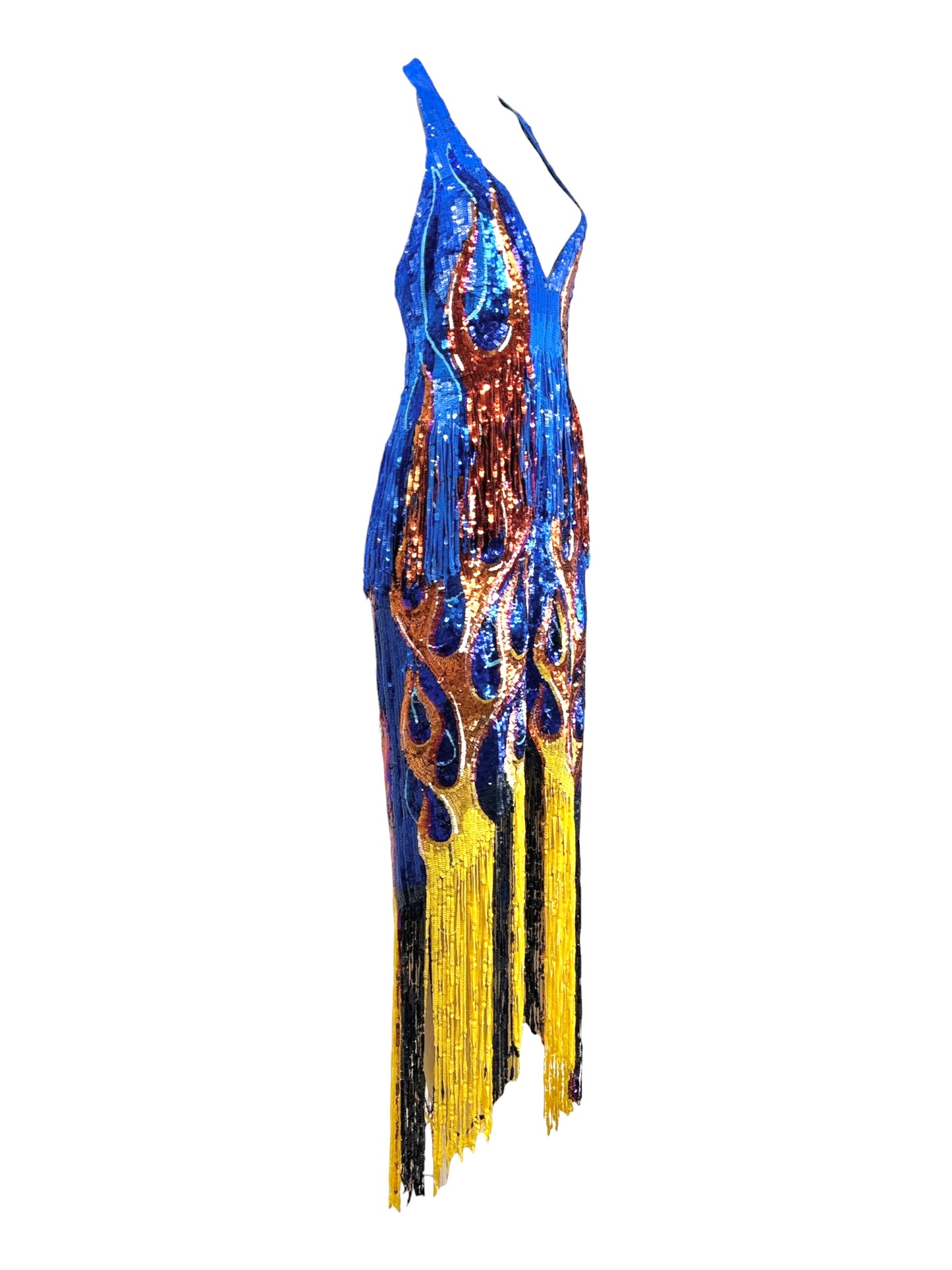Moschino Jeremy Scott Resort 2018 Look 80 sequined dress