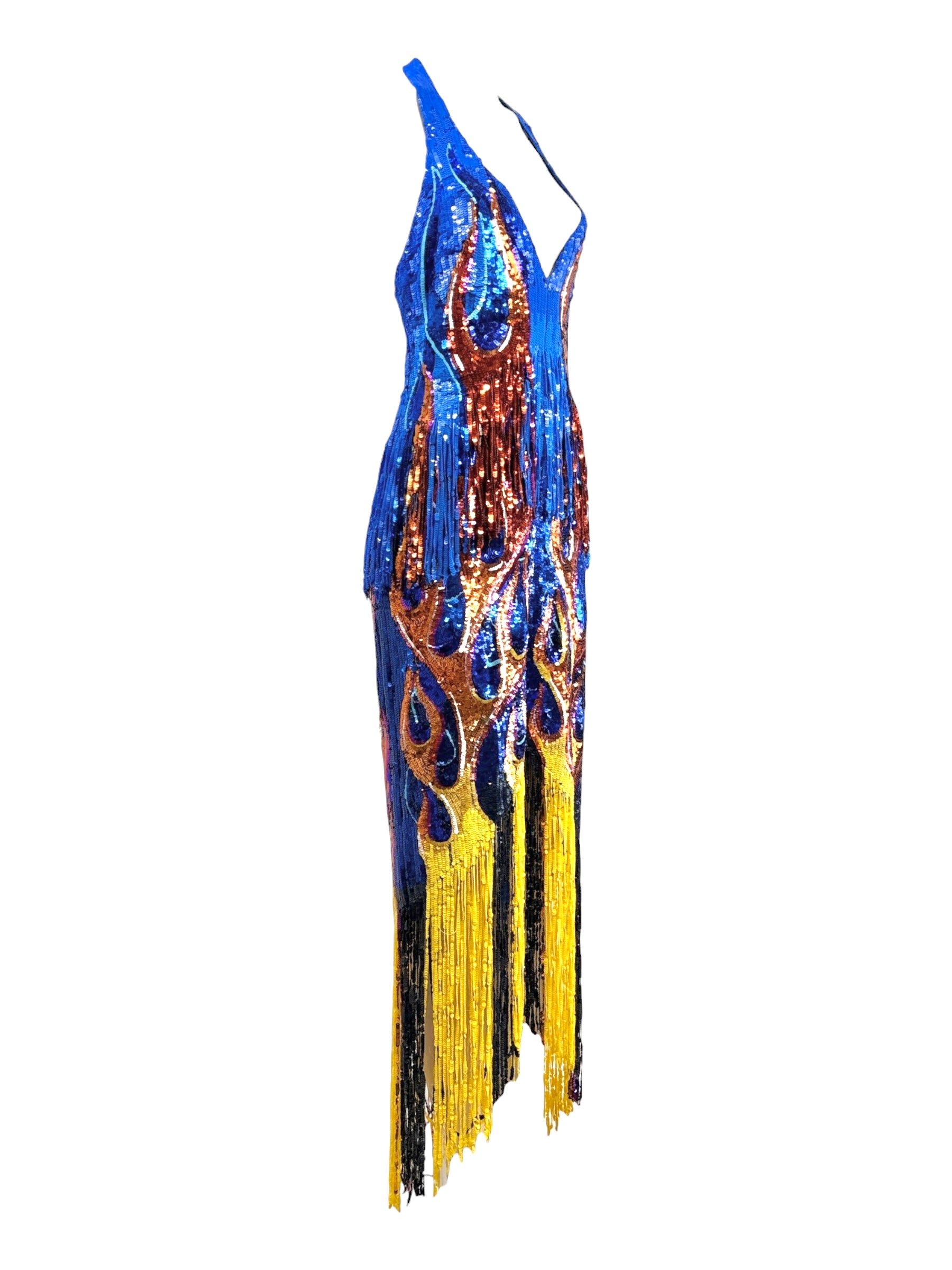 Moschino Jeremy Scott Resort 2018 Look 80 sequined dress