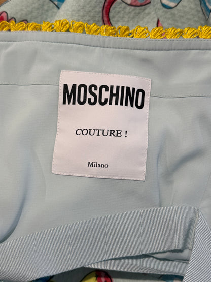 Moschino Jeremy Scott Spring 2022 Look 30 Strapless multicolor dress