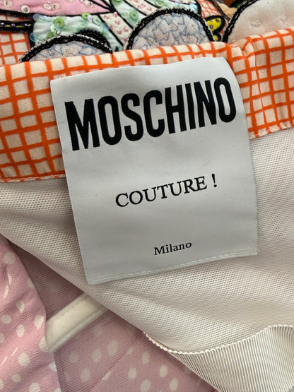 Moschino Jeremy Scott Spring 2022 Look 45 Multicolored patchwork toy dress