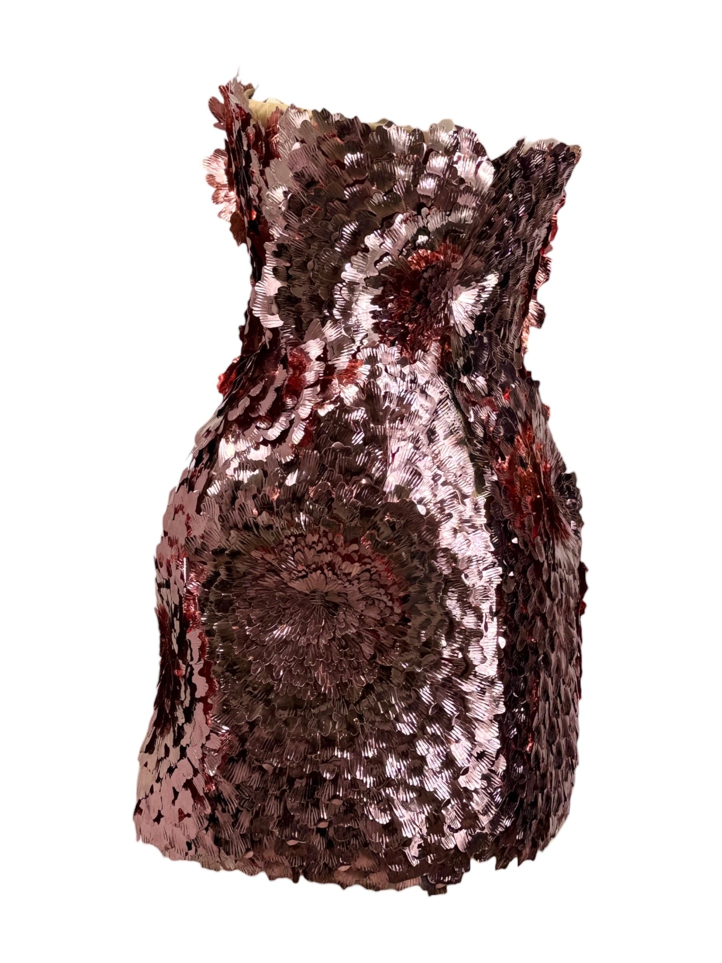 Oscar de la Renta Fall 2024 Sculpture metallic dress