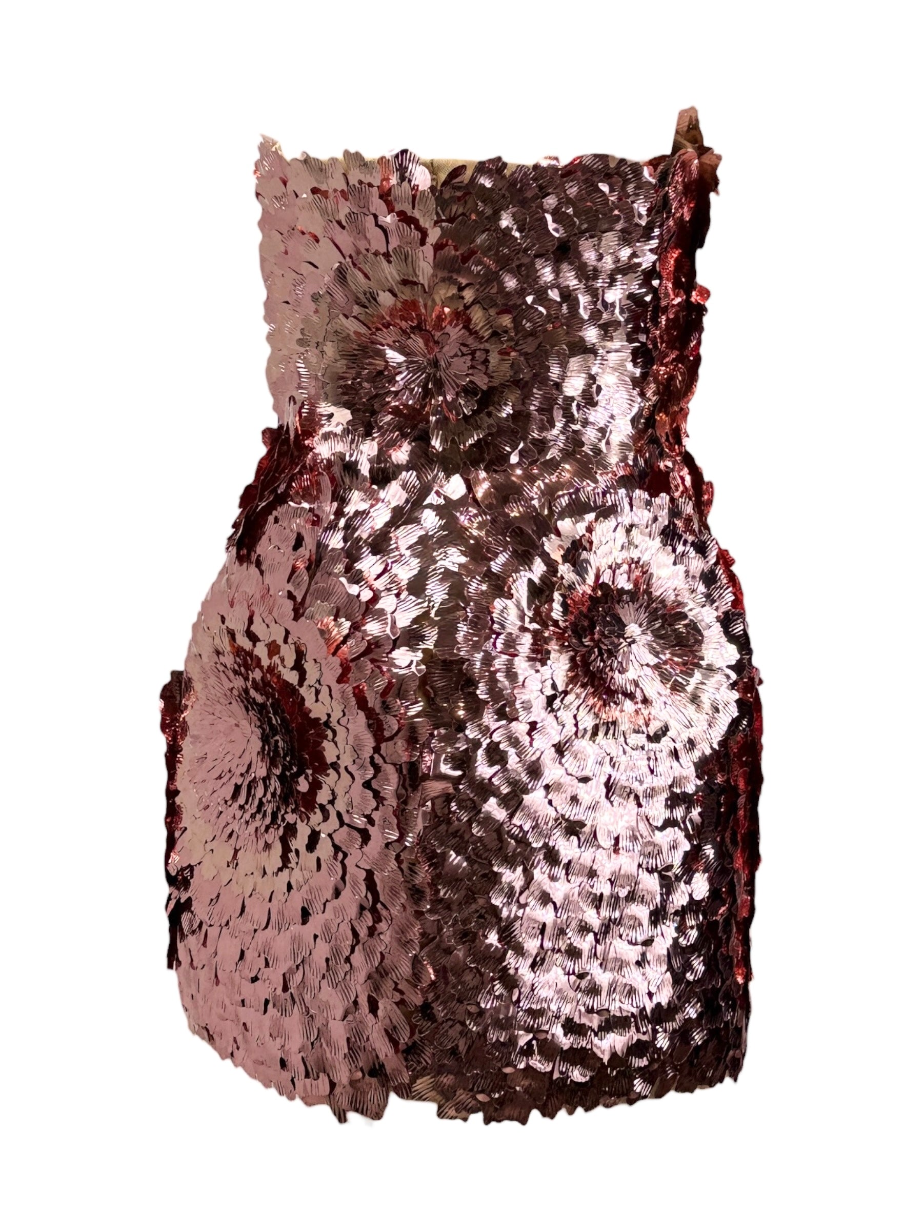 Oscar de la Renta Fall 2024 Sculpture metallic dress