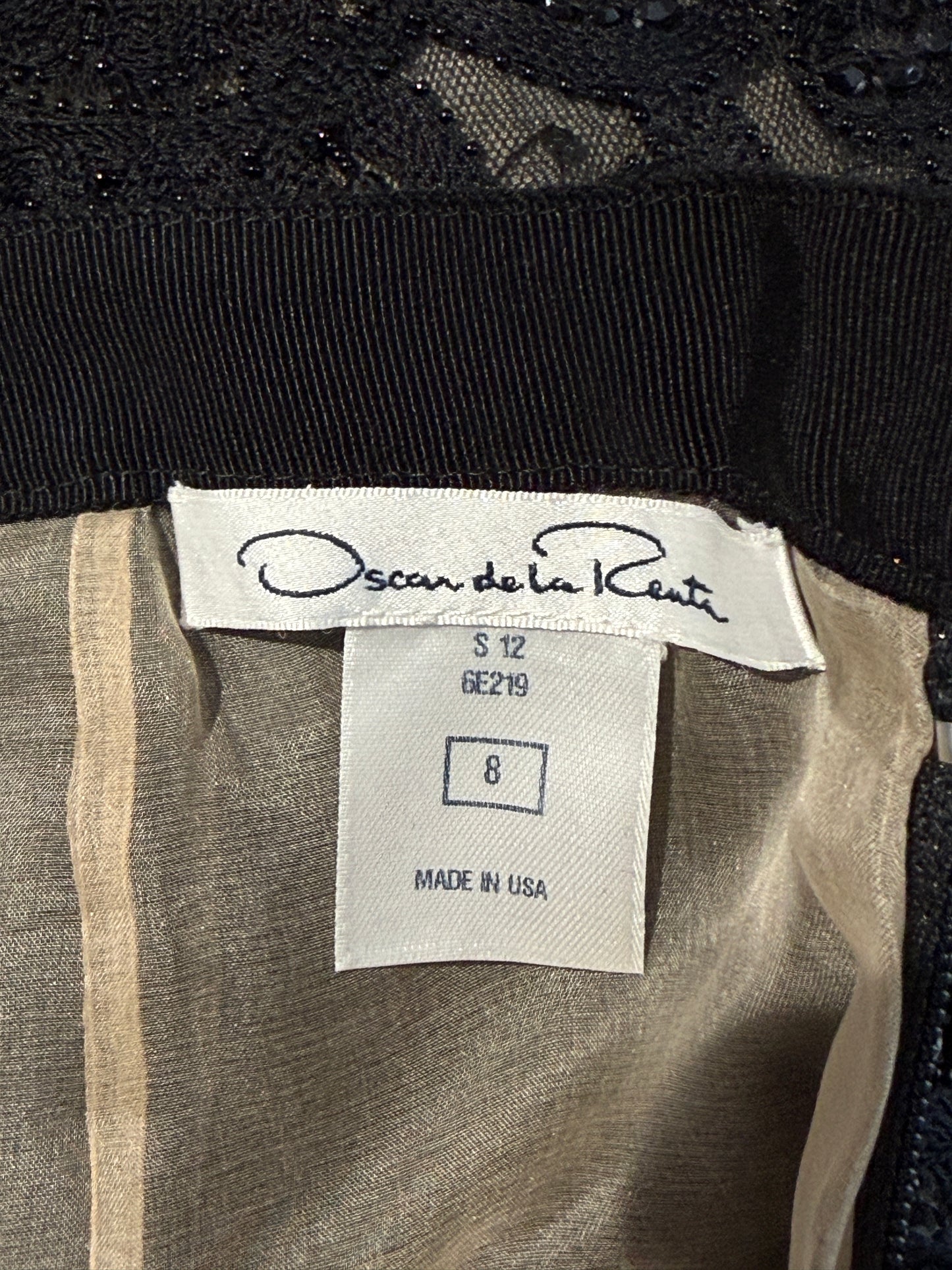 Oscar de la Renta Spring 2012 maxi lace skirt