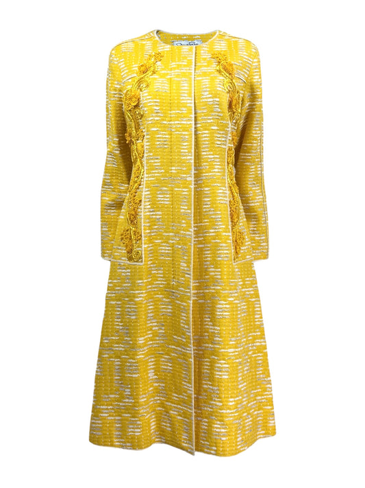 Oscar de la Renta X Peter Copping Resort 2016 Look 14 tweed coat