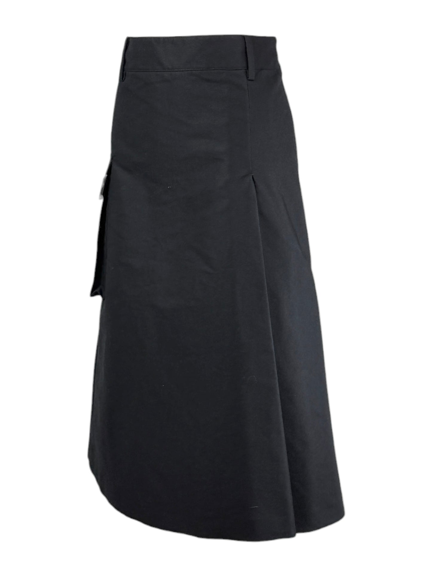 Prada 2023 black skirt trapeze