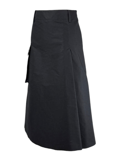 Prada 2023 black skirt trapeze