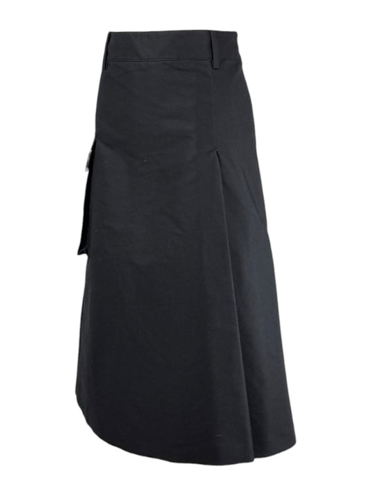 Prada 2023 black skirt trapeze