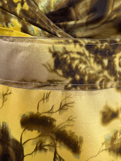 Prada Fall 2004 Architectural printed silk dress