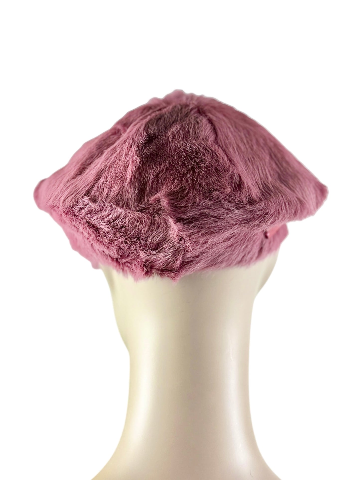 Prada Fall 2017 Pink pony hair cap
