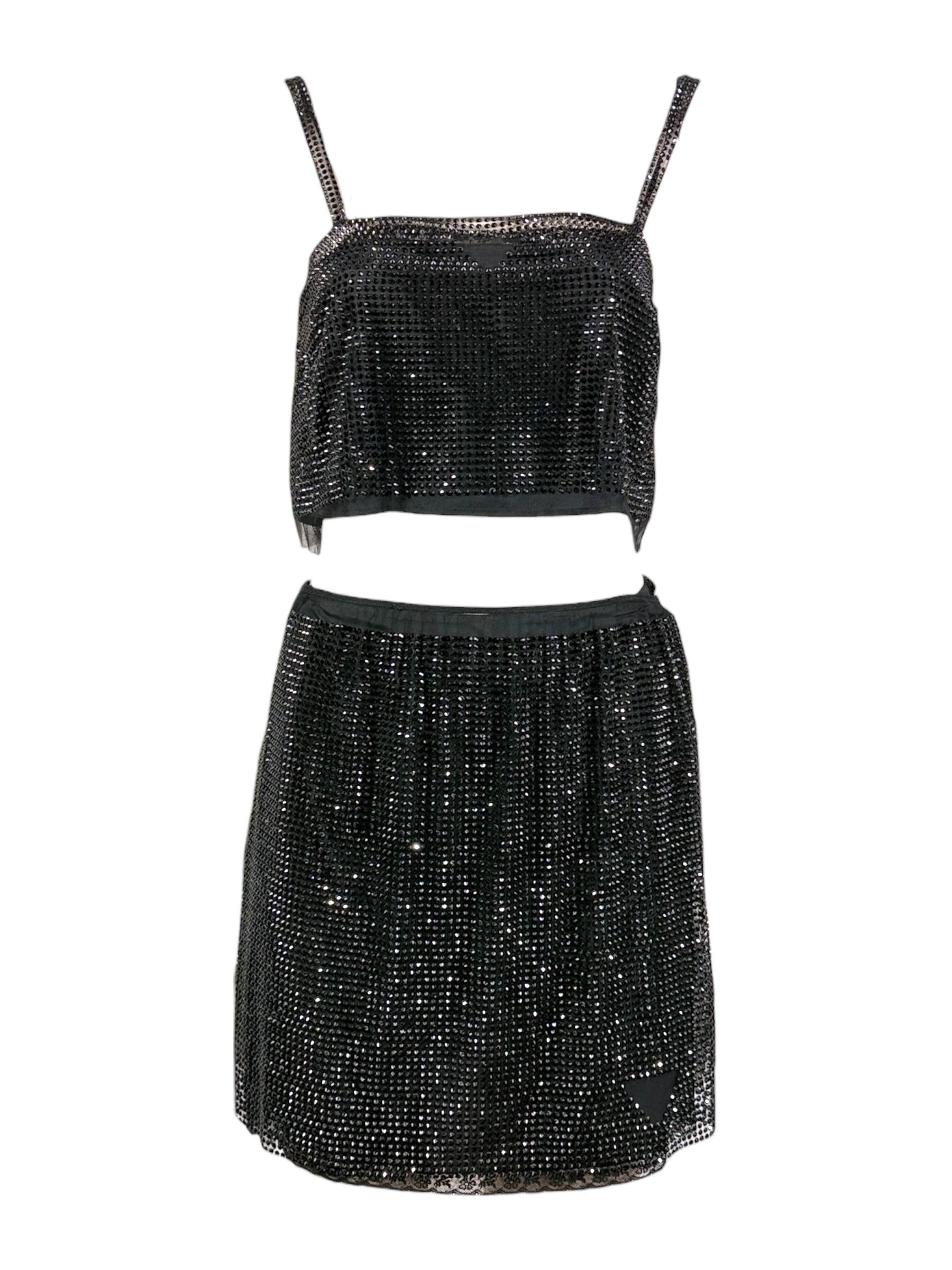 Prada Swarovski rhinestones set black 2021