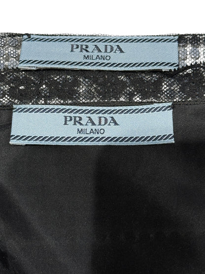 Prada Swarovski rhinestones set black 2021