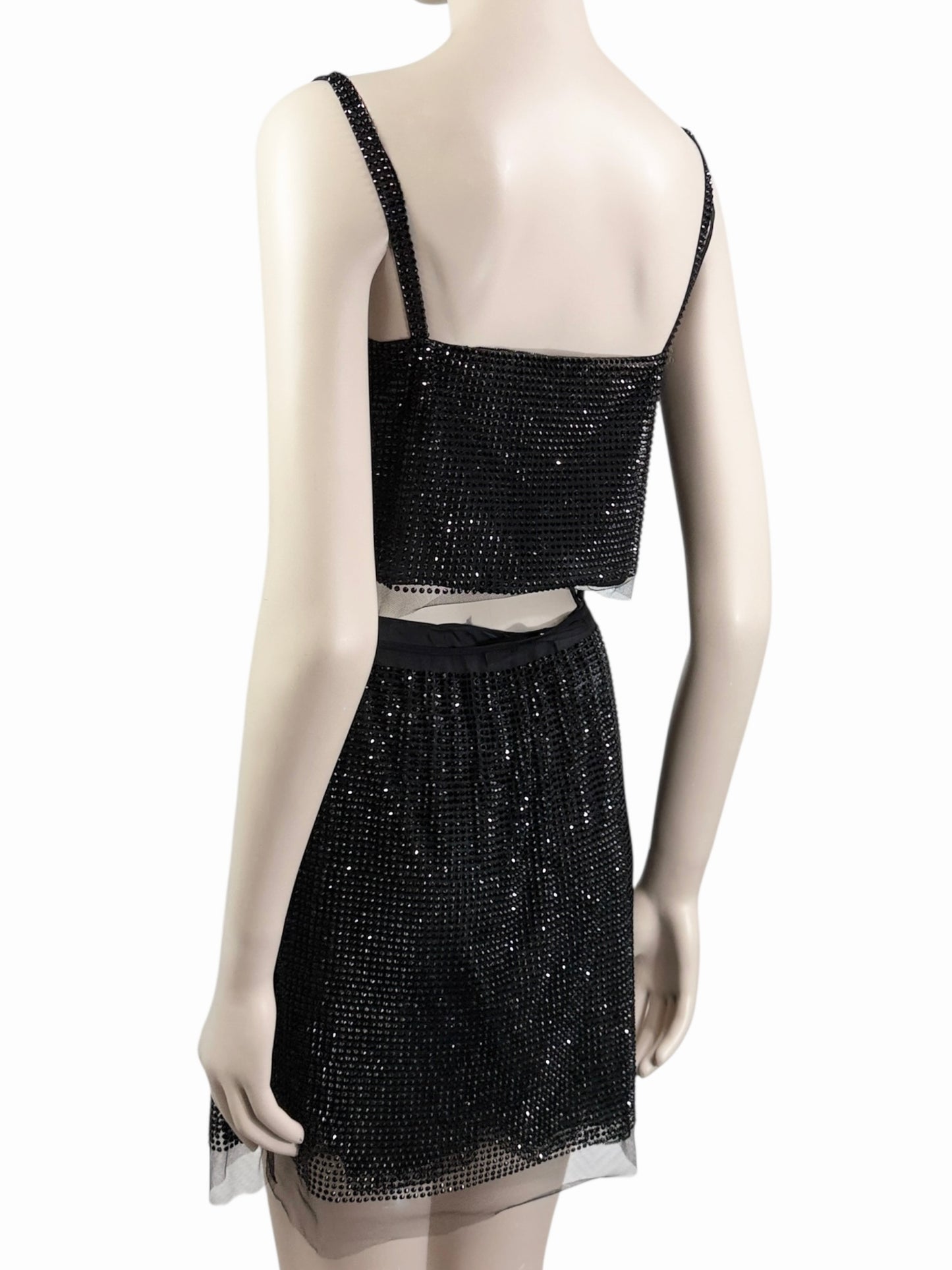 Prada Swarovski rhinestones set black 2021