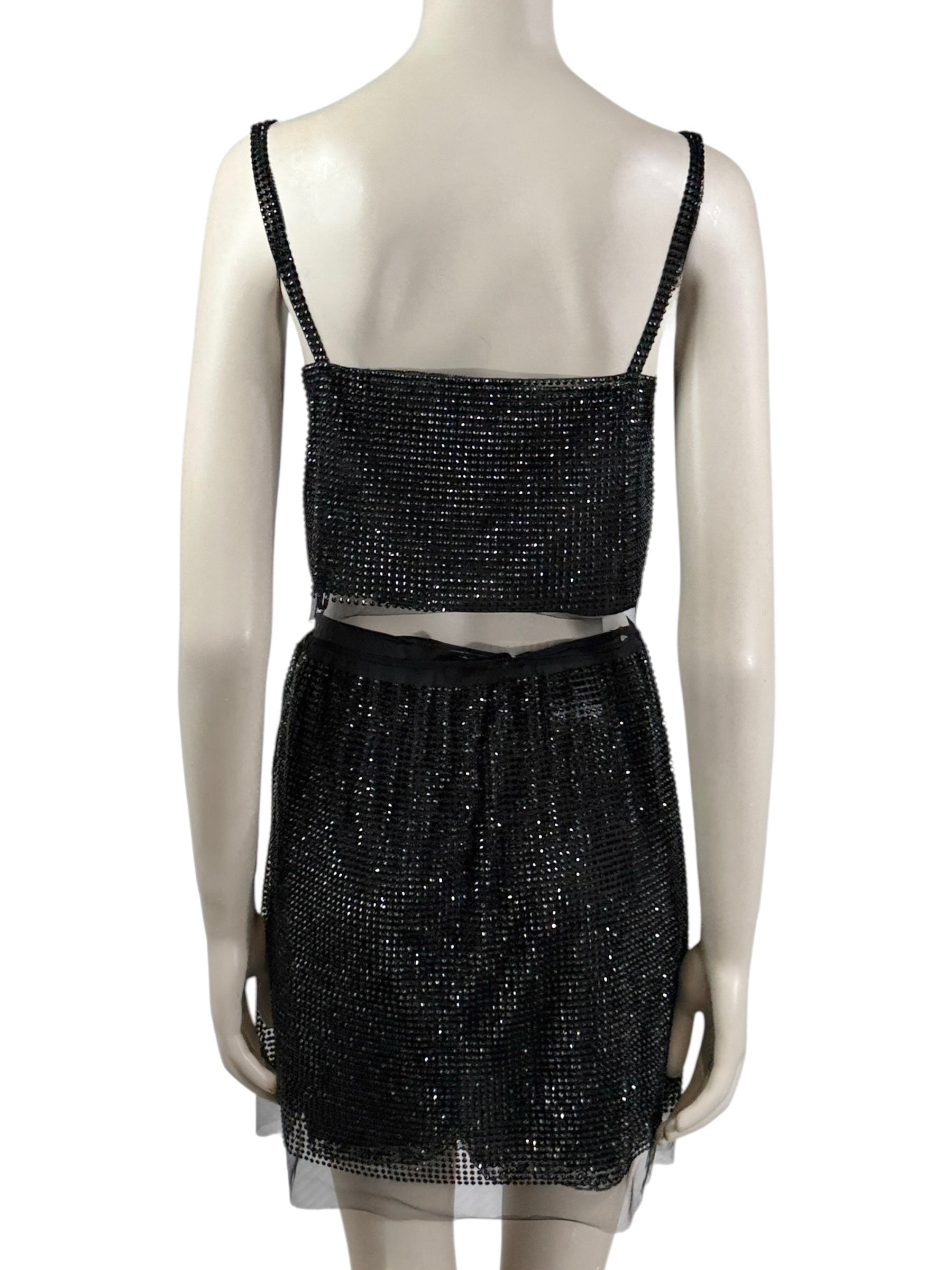 Prada Swarovski rhinestones set black 2021