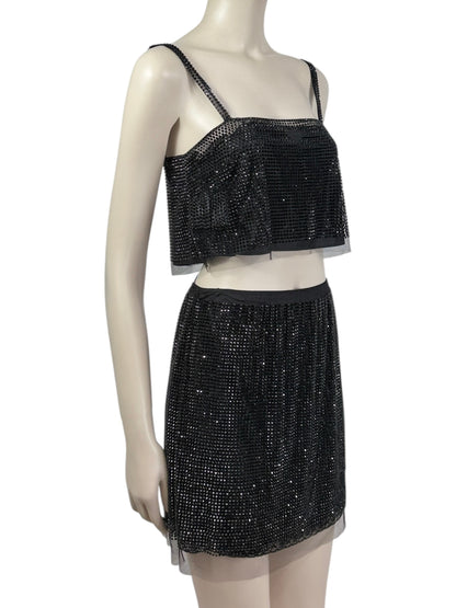 Prada Swarovski rhinestones set black 2021