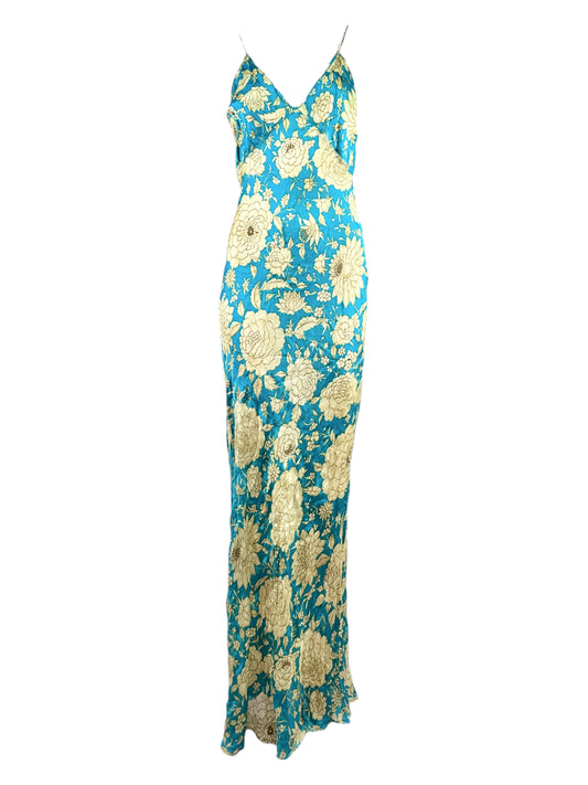 
Roberto Cavalli 2001 Maxi floral printed dress