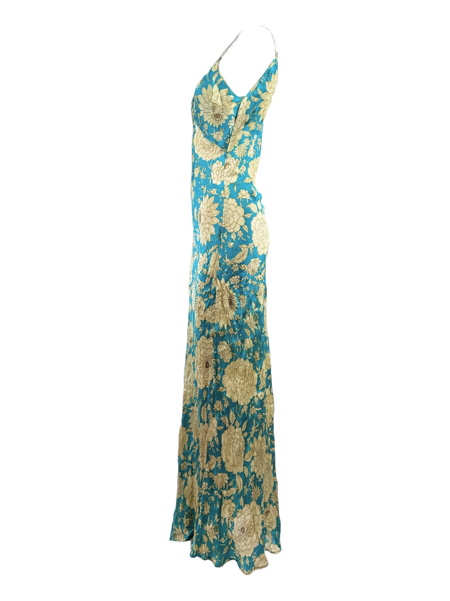 
Roberto Cavalli 2001 Maxi floral printed dress