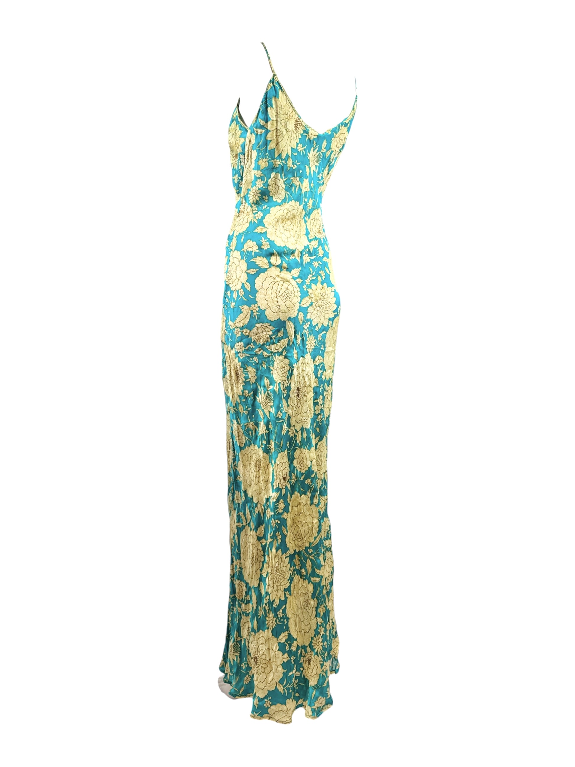 Roberto Cavalli 2001 Maxi floral printed dress