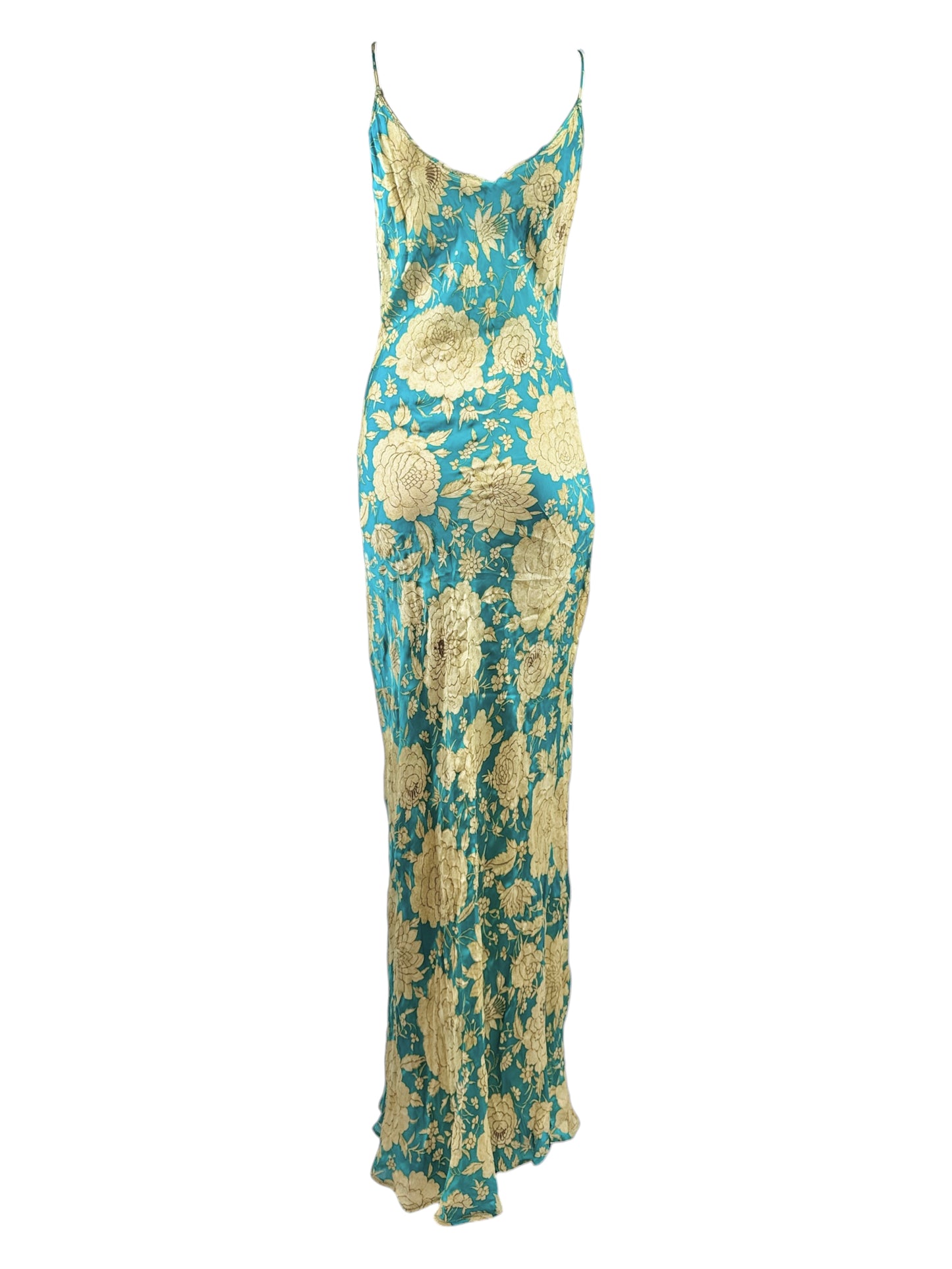 
Roberto Cavalli 2001 Maxi floral printed dress
