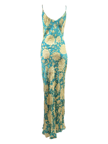 
Roberto Cavalli 2001 Maxi floral printed dress