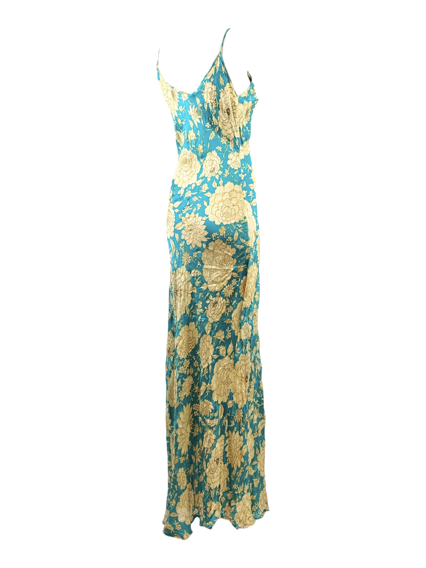 
Roberto Cavalli 2001 Maxi floral printed dress