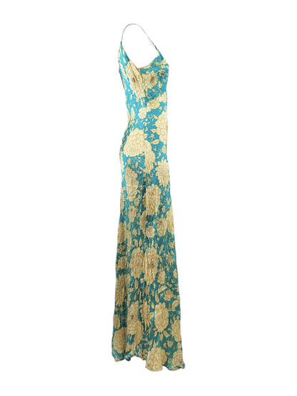 
Roberto Cavalli 2001 Maxi floral printed dress