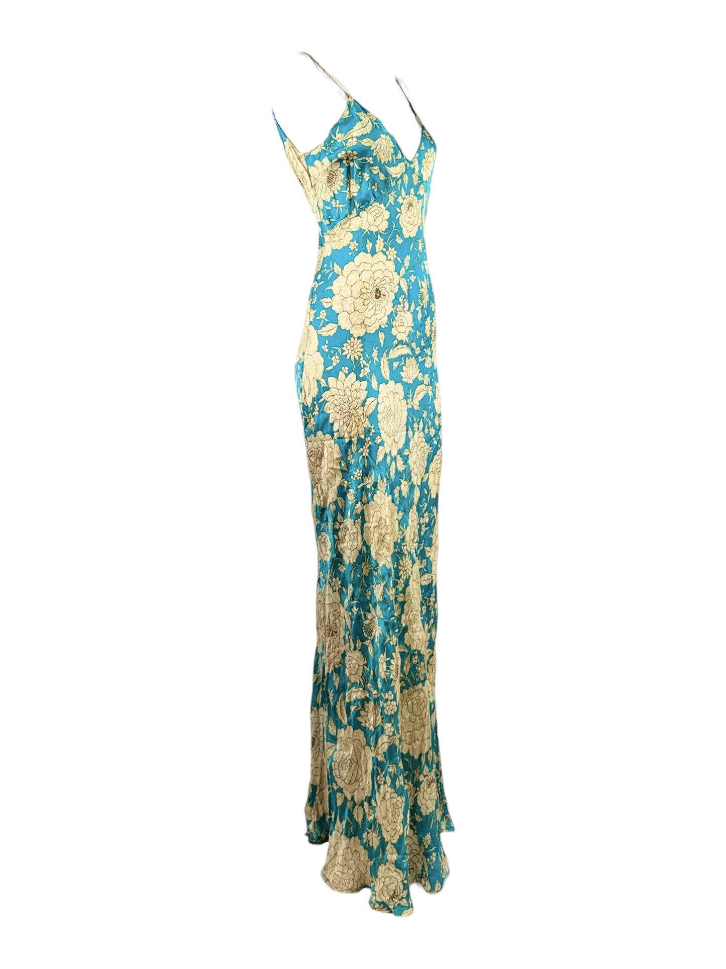 Roberto Cavalli 2001 Maxi floral printed dress 