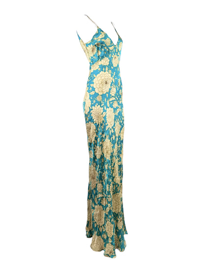 Roberto Cavalli 2001 Maxi floral printed dress 