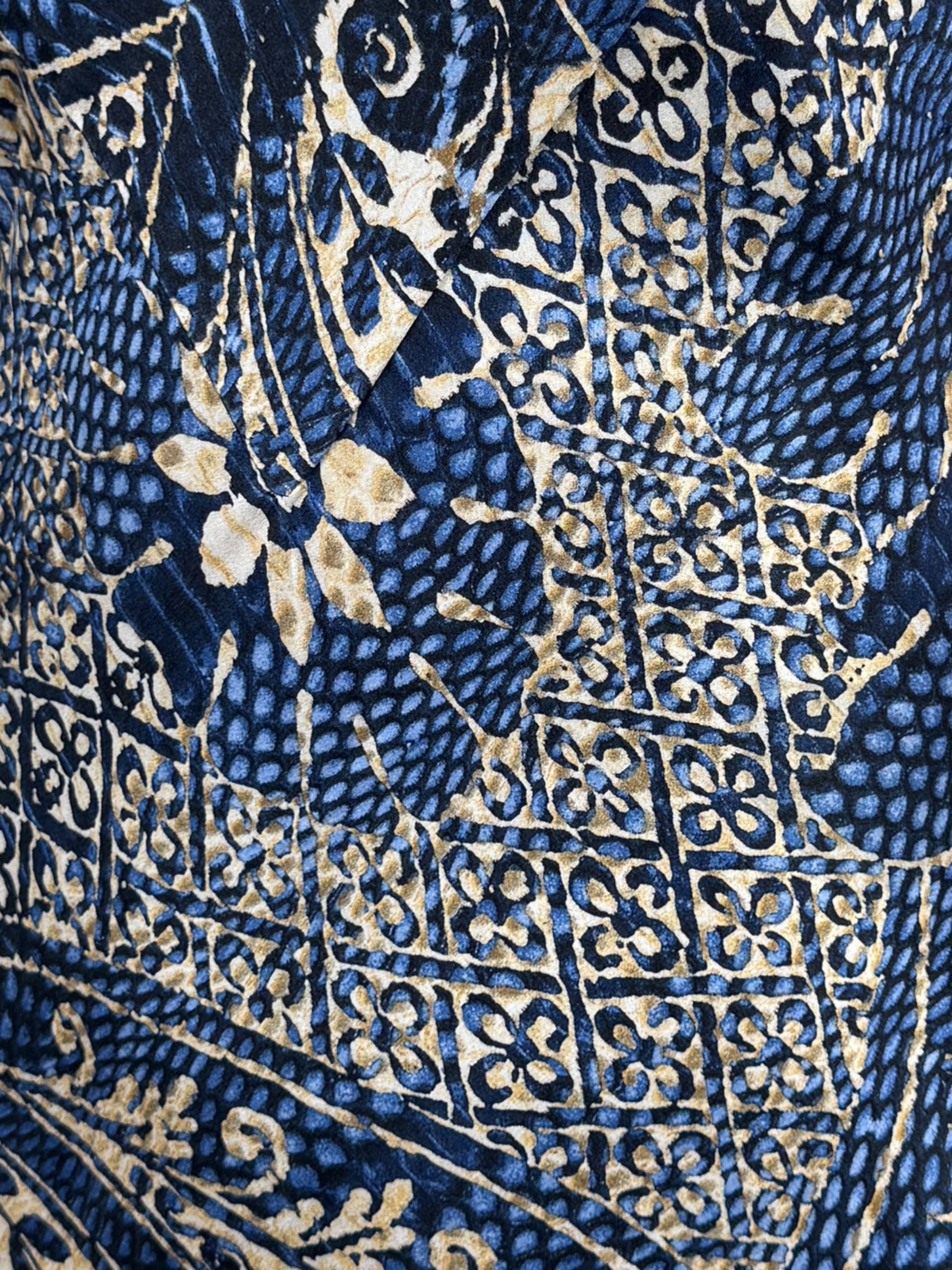 Roberto Cavalli 2005 Maxi printed silk dress