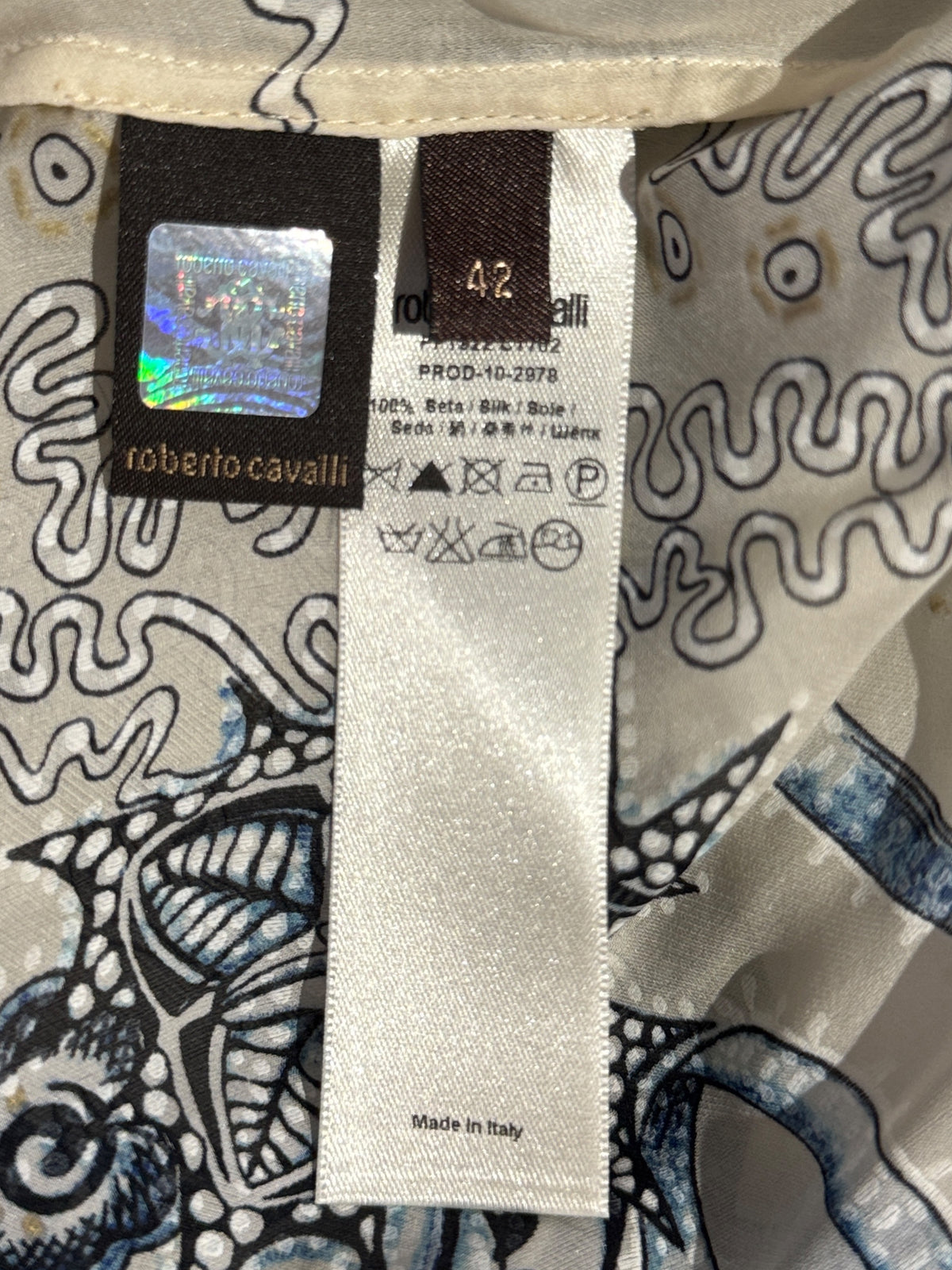 Roberto Cavalli 2010 Maxi printed dress