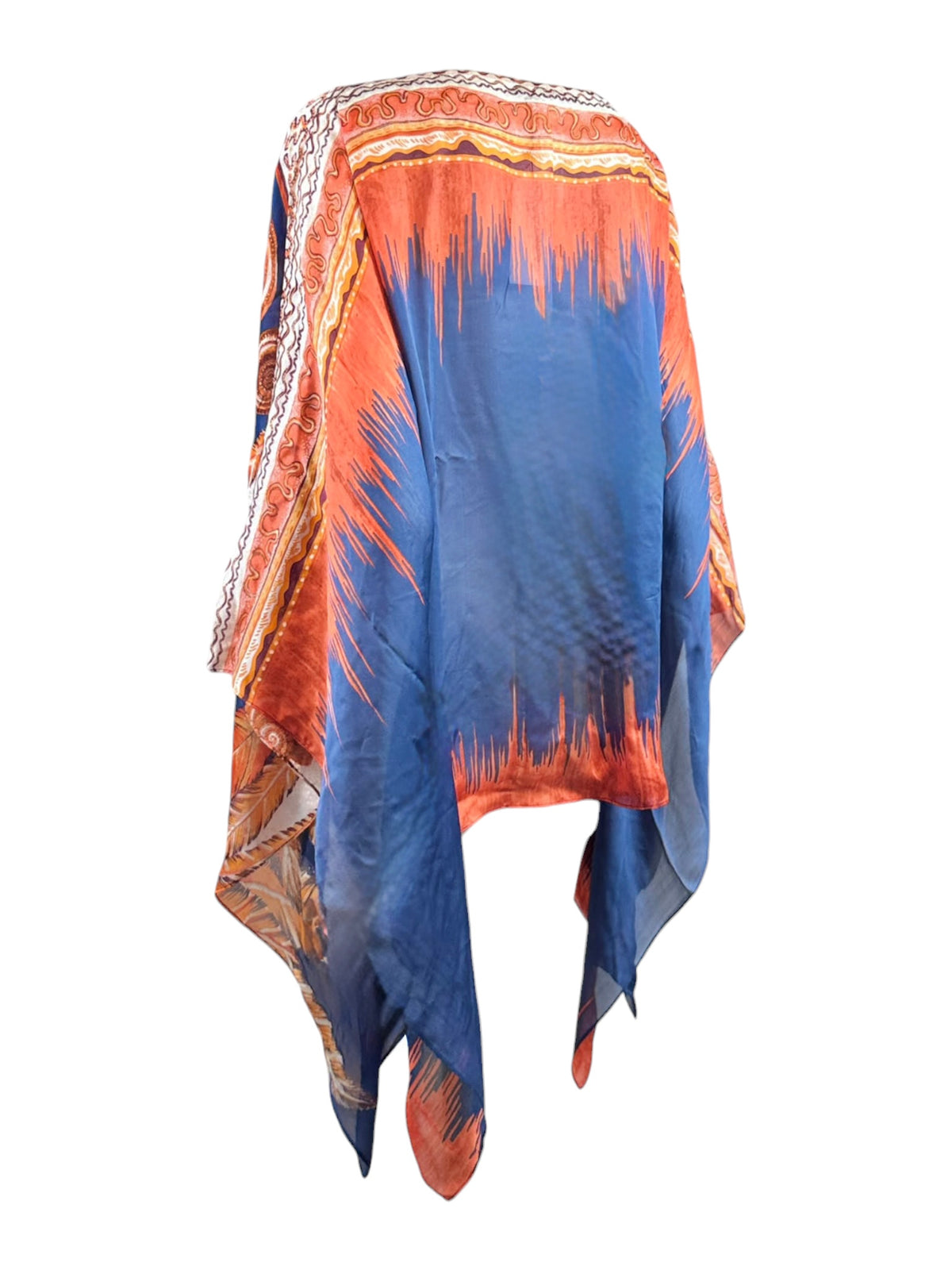 Roberto Cavalli 2011 Printed feather silk tunic
