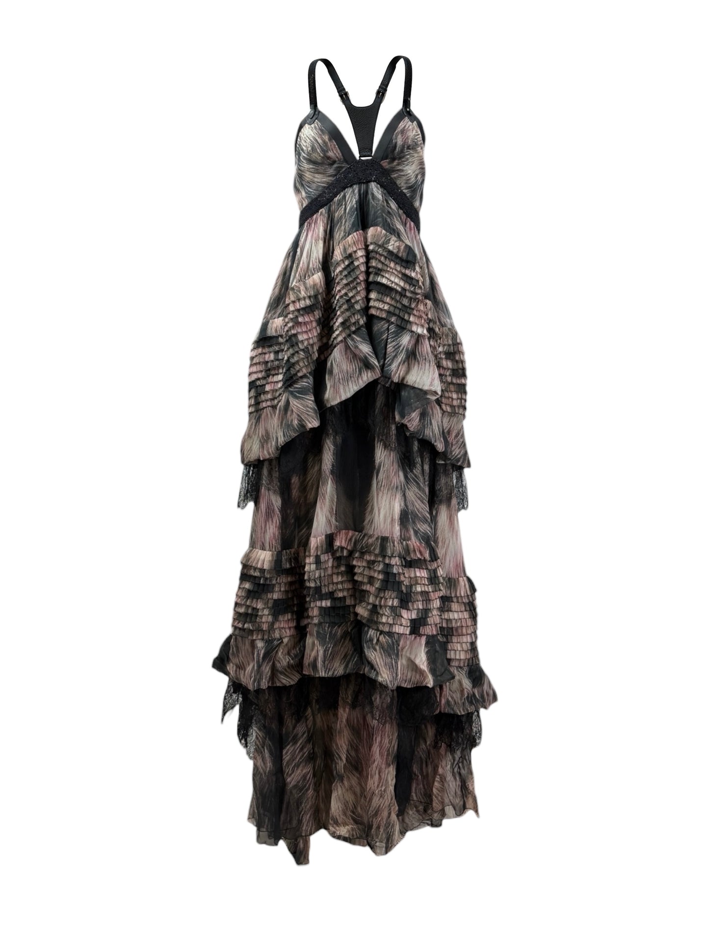 Roberto Cavalli Fall 2012 Look 40 Long silk dress