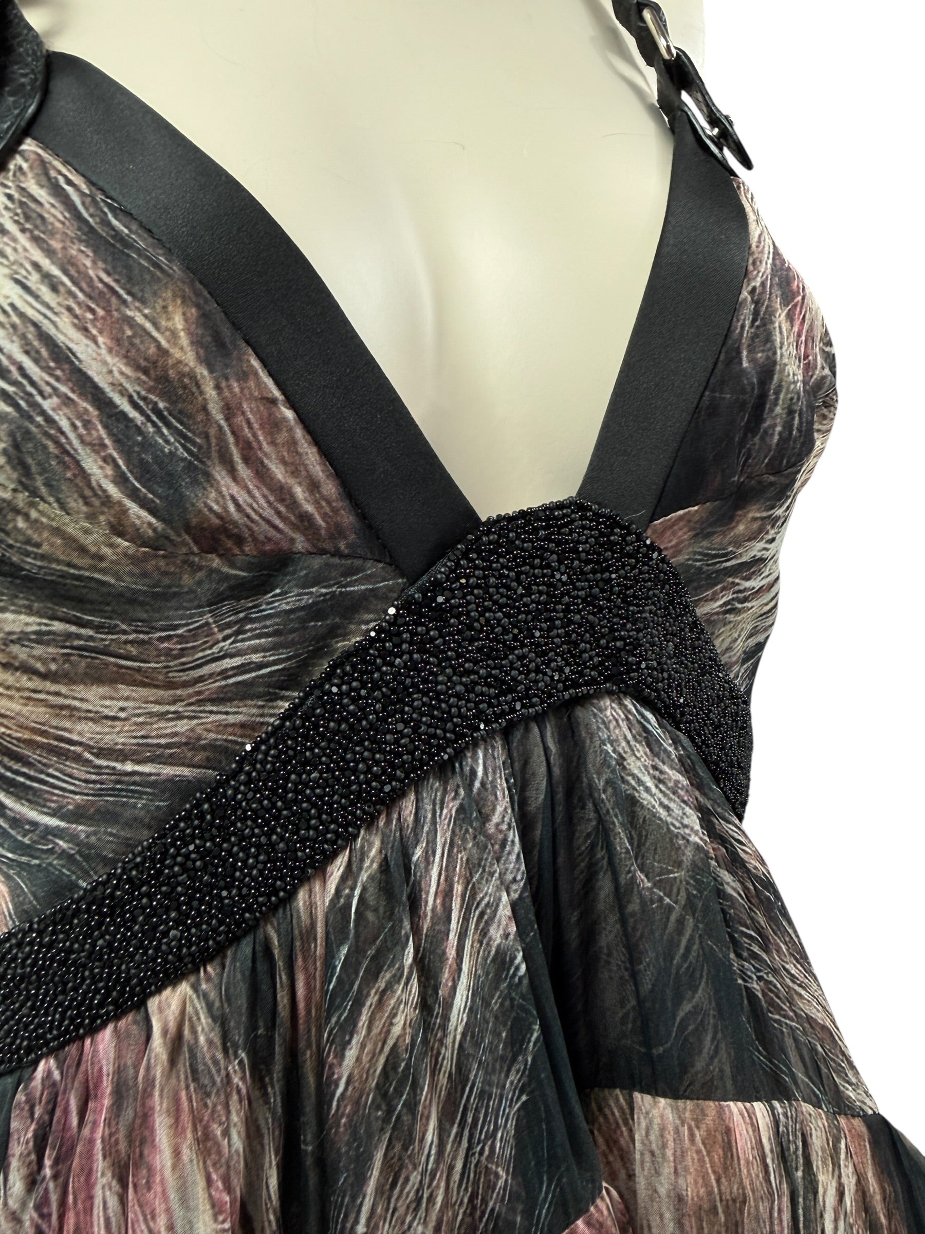 Roberto Cavalli Fall 2012 Look 40 Long silk dress