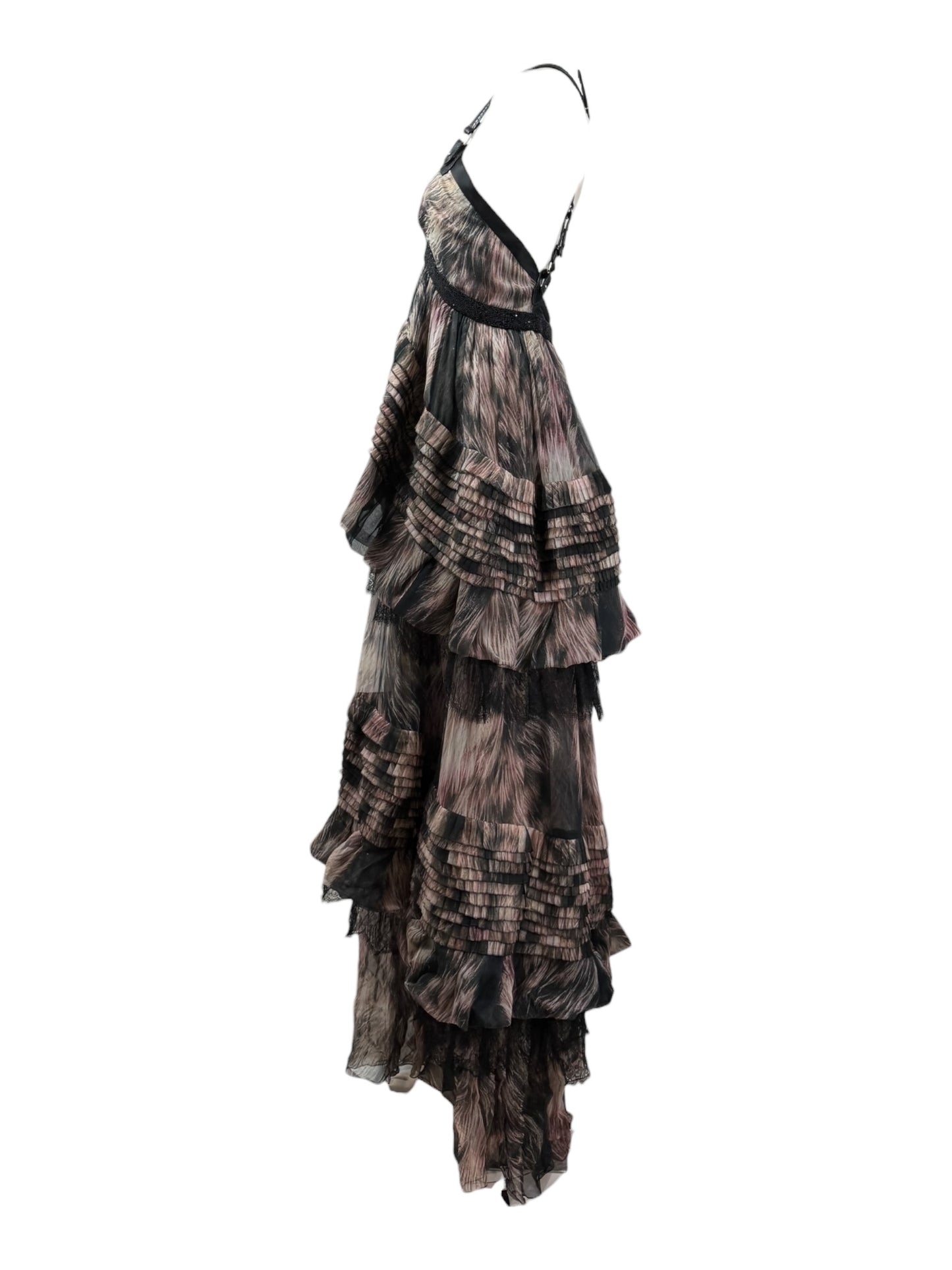 Roberto Cavalli Fall 2012 Look 40 Long silk dress