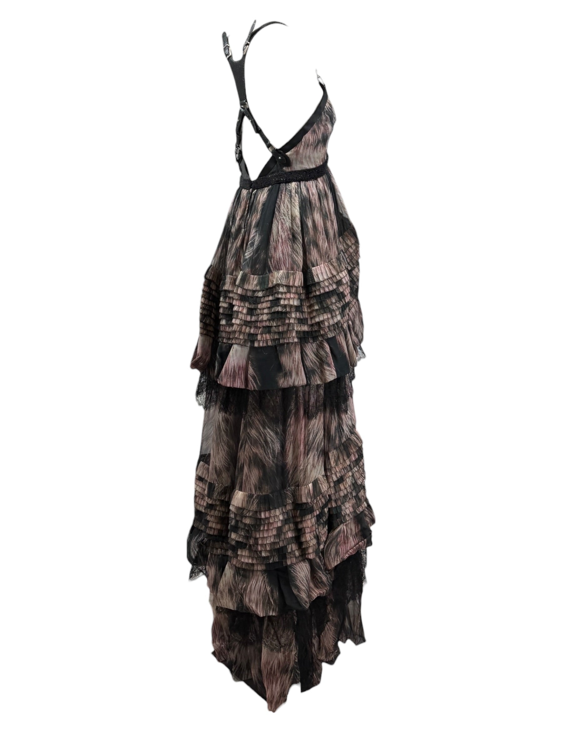 Roberto Cavalli Fall 2012 Look 40 Long silk dress