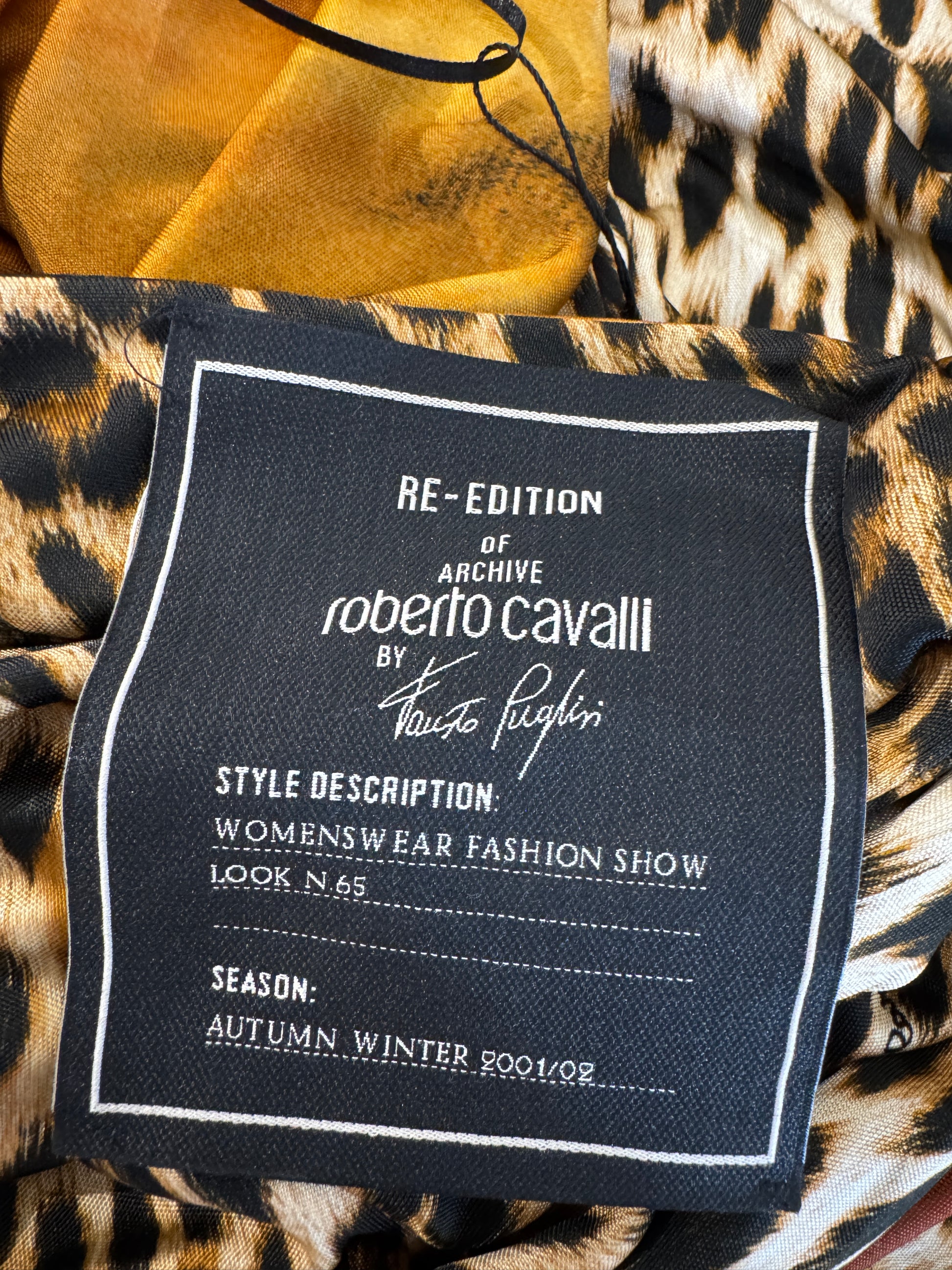 Roberto Cavalli Fausto Puglisi Spring 2022 Look 15 Maxi tiger dress