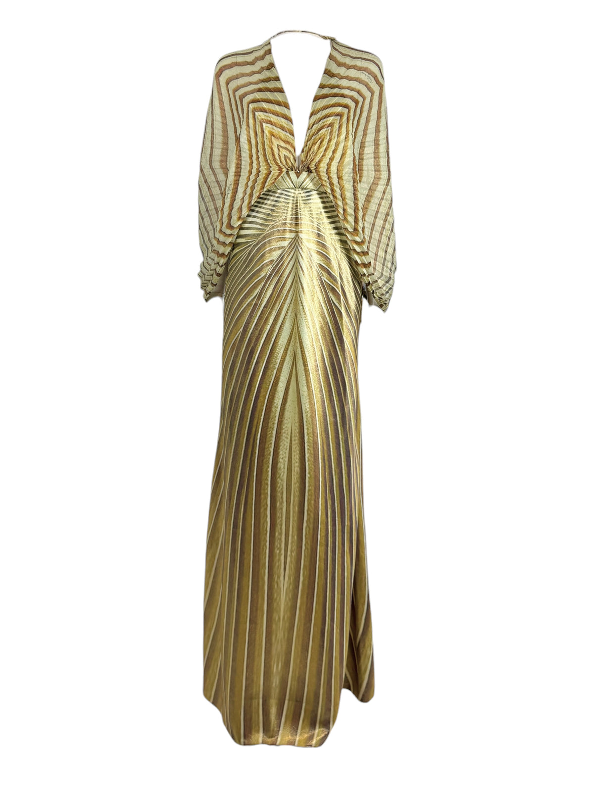 Roberto Cavalli Fausto Puglisi Spring 2025 Ray of Light silk dress