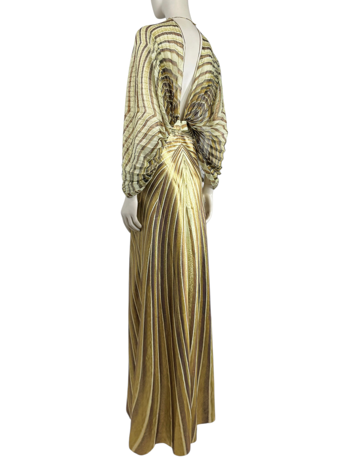 Roberto Cavalli Fausto Puglisi Spring 2025 Ray of Light silk dress