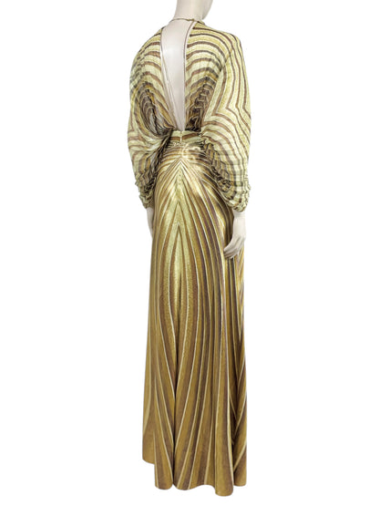 Roberto Cavalli Fausto Puglisi Spring 2025 Ray of Light silk dress