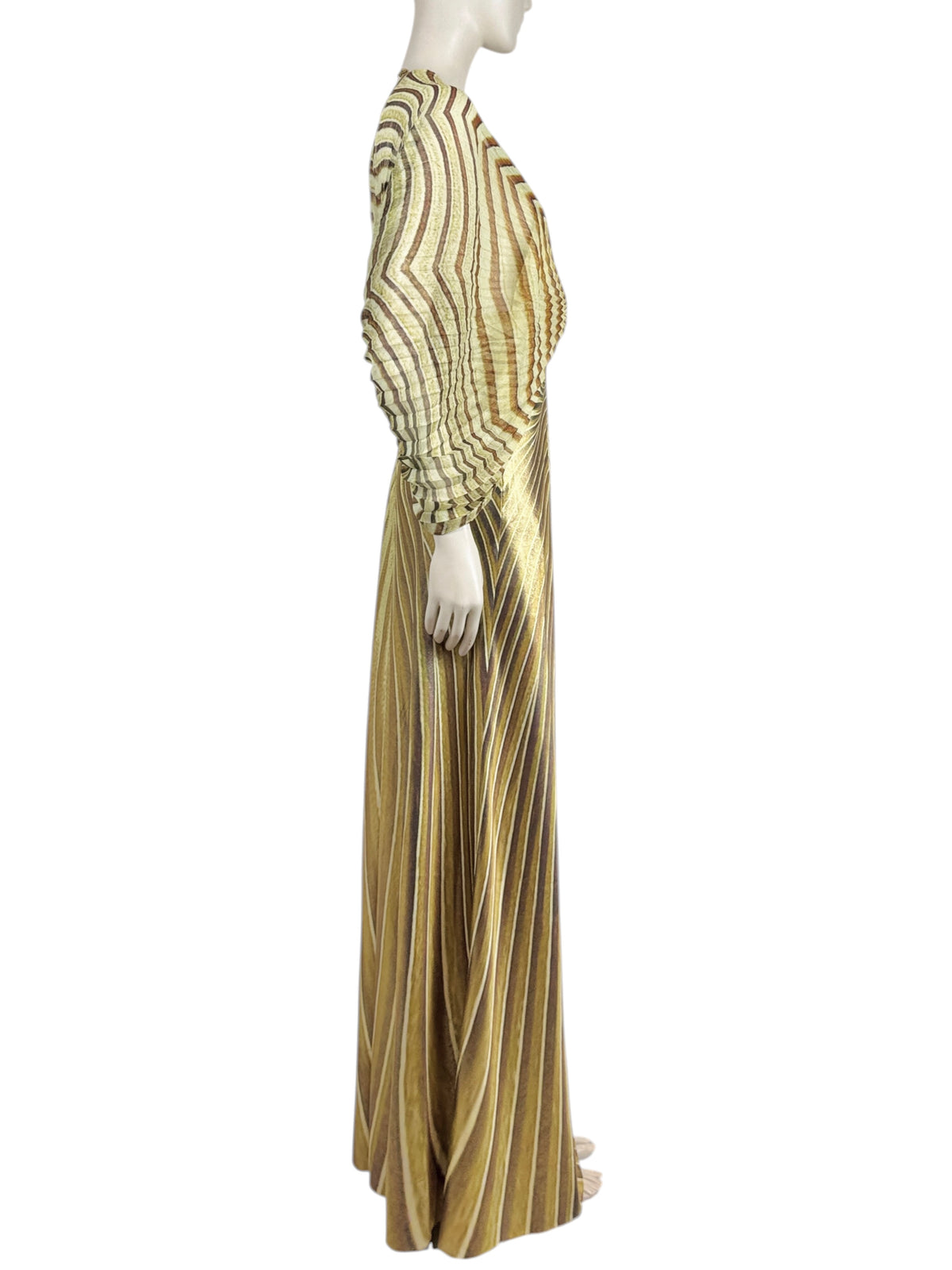Roberto Cavalli Fausto Puglisi Spring 2025 Ray of Light silk dress