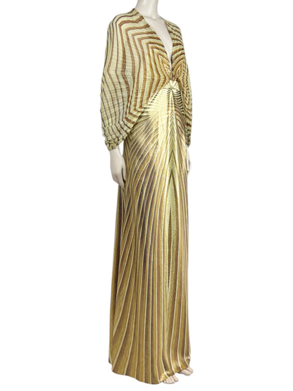 Roberto Cavalli Fausto Puglisi Spring 2025 Ray of Light silk dress