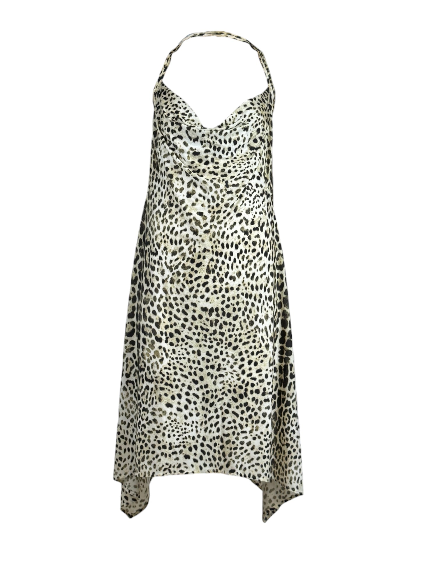 Roberto Cavalli Spring 1999 Leopard print jersey dress