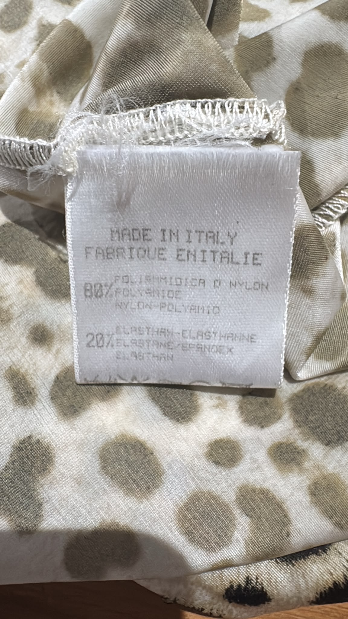 Roberto Cavalli Spring 1999 Leopard print jersey dress