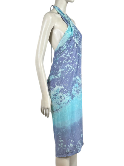 Roberto Cavalli Spring 1999 Printed knit pareo 