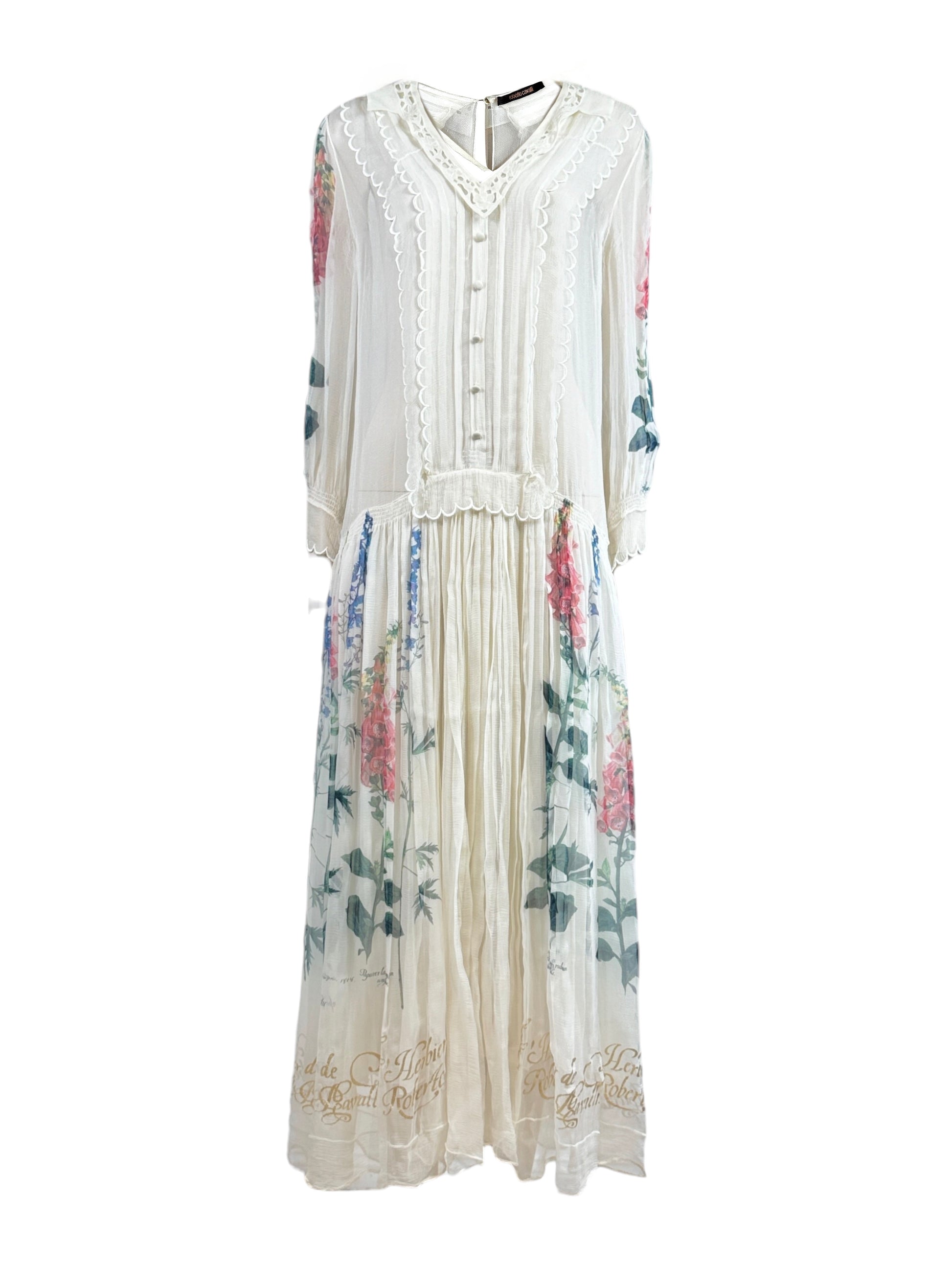 Roberto Cavalli Spring 2009 Look 31 Maxi chiffon dress printed floral